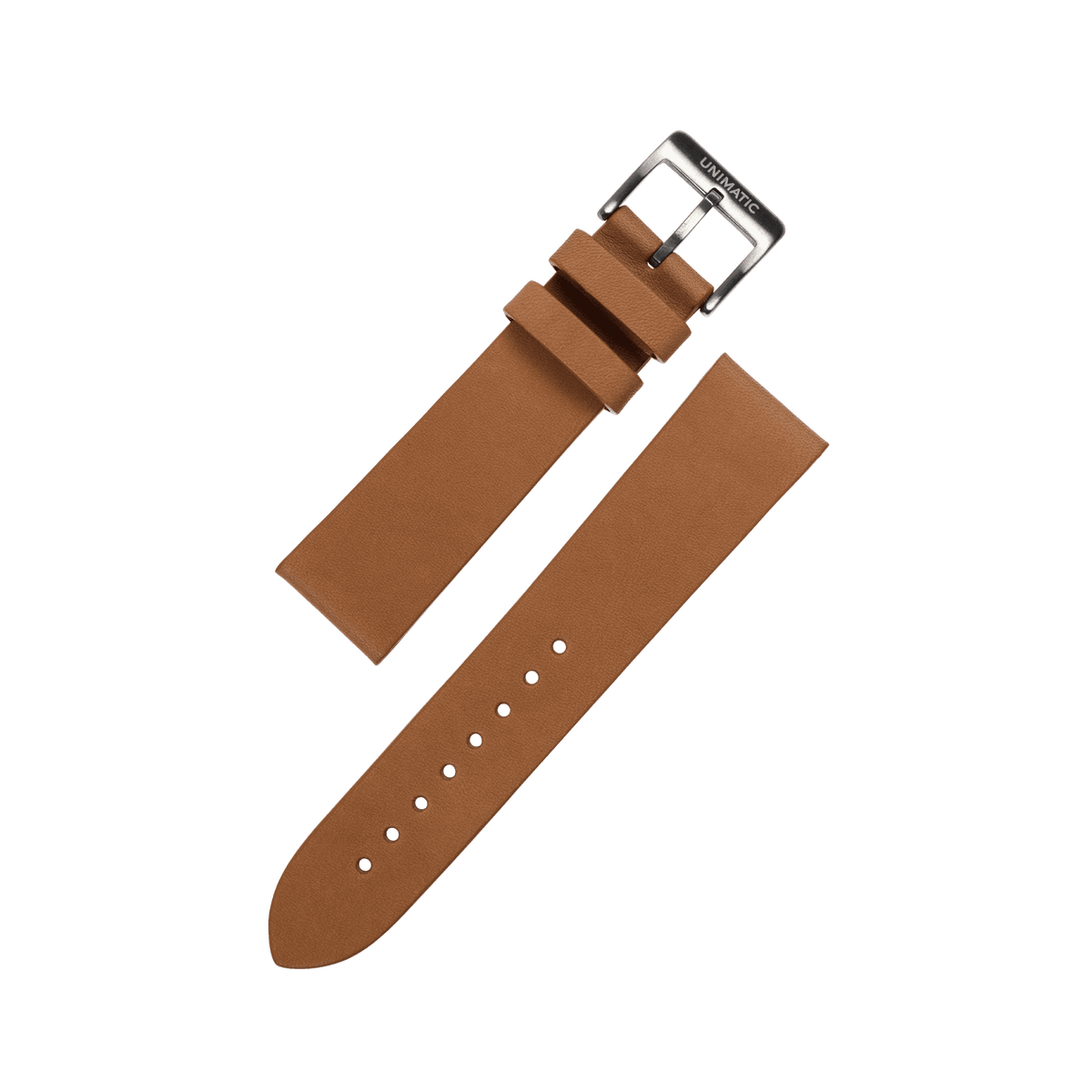 Two-Piece Calf Leather Strap