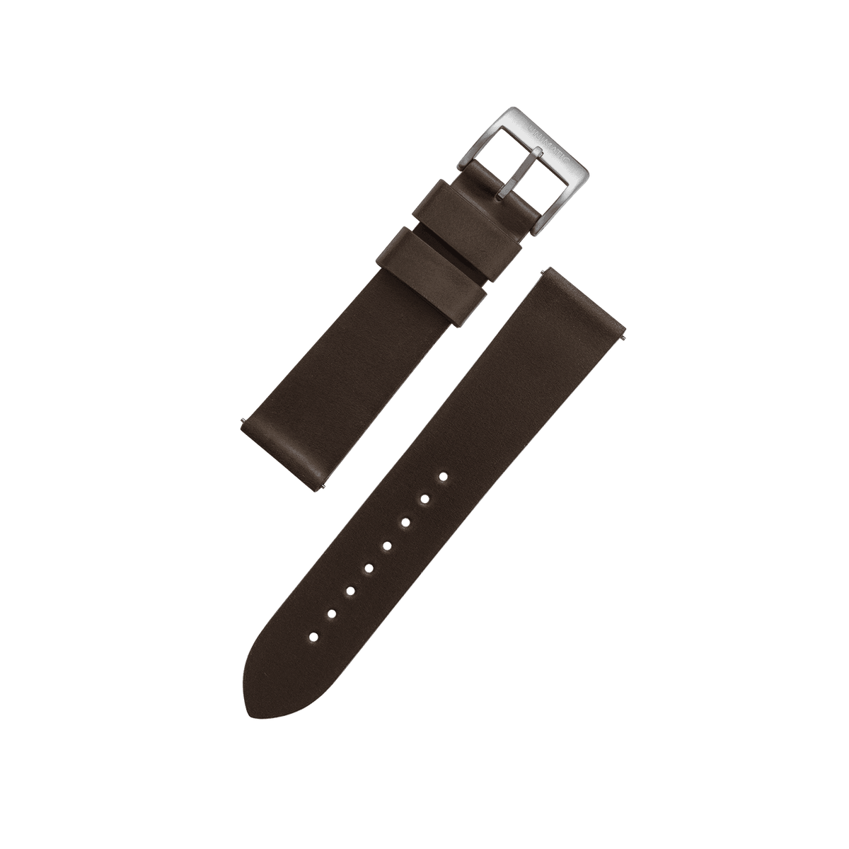Two-Piece Cordovan Shell Leather Strap